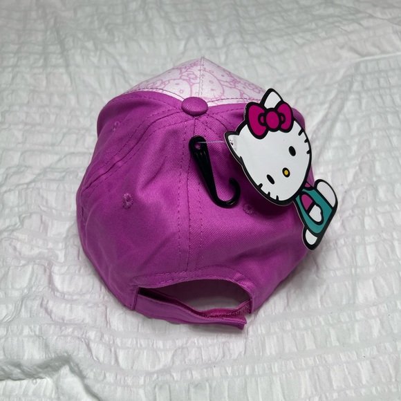 Sanrio Hello Kitty Pink Baseball Cap Hat Adjustable Strapback - Picture 8 of 8